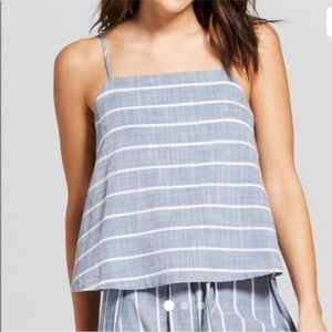 Universal Thread | Chambray Stripe Tank